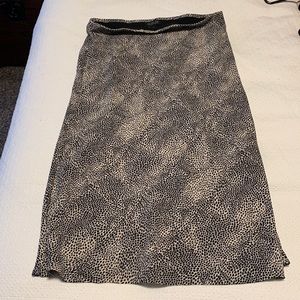 Rachel Zoe leopard print midi skirt